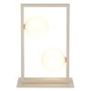 NOWA Nanda 2-light rectangular table lamp for sideboards, G9, modern, with cord switch