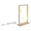 NOWA Nanda 2-light rectangular table lamp for sideboards, G9, modern, with cord switch