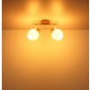 Globo Eileen ceiling spotlight ceiling light, twin-head E27 40 Watt, modern for living room and kitchen