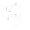 Globo Eileen ceiling spotlight ceiling light, twin-head E27 40 Watt, modern for living room and kitchen