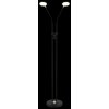 Globo Silvio LED floor lamp, 2-light reading lamp for living room, modern, 173 cm