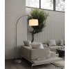 Globo Thea modern arc floor lamp, living room floor lamp with cord switch, E27, 195 cm