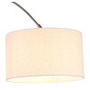 Globo Thea modern arc floor lamp, living room floor lamp with cord switch, E27, 195 cm