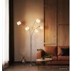 Globo Thea 5-light modern arc floor lamp with cord switch for living room