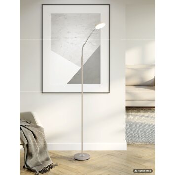 Globo Silvio LED Reading Floor Lamp, 700 lm, 2700/3350/4000 K, Modern