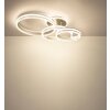 Globo Francine LED ceiling light, modern ring ceiling light for living room