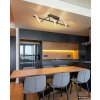 Globo Spiro LED Spiral Ceiling Light modern for dining room and kitchen 3000K 2510lm 20W