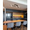 Globo Spiro LED Spiral Ceiling Light modern for dining room and kitchen 3000K 2510lm 20W