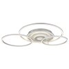 Globo Miles Modern LED Ring Ceiling Light with Remote Control for Living Room