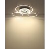 Globo Miles Modern LED Ring Ceiling Light with Remote Control for Living Room