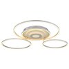 Globo Miles Modern LED Ring Ceiling Light with Remote Control for Living Room