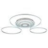 Globo Miles Modern LED Ring Ceiling Light with Remote Control for Living Room