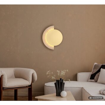 Globo Rojas LED wall light wall lamp modern round for living room and hallway