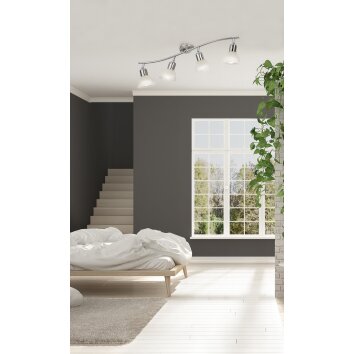 NOWA Daytona modern 4-light ceiling spotlight for living room and hallway, E14