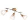 NOWA Daytona 3-light ceiling light with adjustable spots, E14, modern design