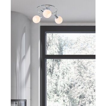 NOWA Doxy ceiling light ceiling lamp 3-light 3000 K 4 W ø 25 cm for living rooms