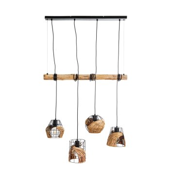 NOWA Java 4-Light Hanging Light, Dining Room Pendant Light for Hallway, Kitchen