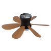 Globo Delores LED Remote-Controlled Ceiling Fan with Light 2700-6500K 560 lm 5W