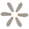Globo Delores LED ceiling fan with light, 51 cm, 560 lm, 2700-6500 Kelvin, 5 W