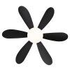 Globo Delores LED ceiling fan with light, modern for living and dining areas