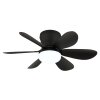 Globo Delores LED ceiling fan with light, modern for living and dining areas