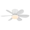 Globo Delores Modern LED Ceiling Fan with Light, Remote Control for Dining Room