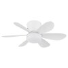 Globo Delores Modern LED Ceiling Fan with Light, Remote Control for Dining Room