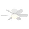 Globo Delores Modern LED Ceiling Fan with Light, Remote Control for Dining Room