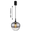 Globo Maxy modern adjustable pendant light for dining room, hallway, kitchen and living room