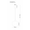 Globo Maxy modern adjustable pendant light for dining room, hallway, kitchen and living room