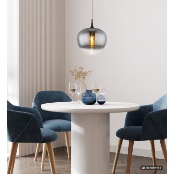 Globo Maxy kugelförmige Pendelleuchte modern 1-flammig E27 40 cm für Esszimmer und Küche