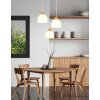 Globo Swanson 3-Light Modern Dining Table Pendant Light for Kitchen and Hallway