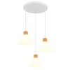 Globo Swanson 3-Light Modern Dining Table Pendant Light for Kitchen and Hallway