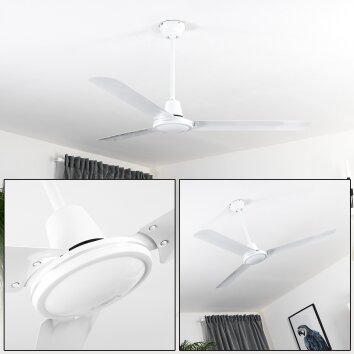 NERJA ceiling fan white