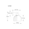 Globo Swanson moderne Wandlampe Wandleuchte E27 für Flur und Wohnzimmer