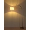 Globo Truett arched floor lamp for dining room and hallway, modern reading lamp, E27
