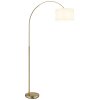 Globo Truett arched floor lamp for dining room and hallway, modern reading lamp, E27