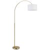 Globo Truett arched floor lamp for dining room and hallway, modern reading lamp, E27