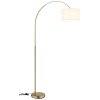Globo Truett arched floor lamp for dining room and hallway, modern reading lamp, E27