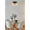 Globo Daren modern 3-light round ceiling light for dining room, kitchen Ø 37.5 cm