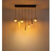 Globo Daren modern oblong cluster pendant light for dining table, 4-light, 64.5 cm