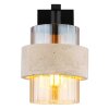 Globo Daren E27 Modern Angular Wall Sconce Wall Light for Hallway Living Room