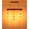 Globo Berti Industrial 3-Light Dining Table Pendant Light, 115 cm