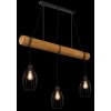 Globo Berti Industrial 3-Light Dining Table Pendant Light, 115 cm