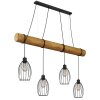 Globo Berti 4-Light Industrial Beam Pendant Light / Hanging Light for Dining Table, 125 cm