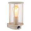 Globo Gracey Modern Angular Outdoor Wall Lantern with Motion Sensor E27 60 W