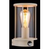 Globo Gracey Modern Angular Outdoor Wall Lantern with Motion Sensor E27 60 W