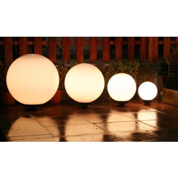 Dapo globe light set white, 4-light sources