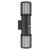 Globo Mervin Modern Outdoor Wall Light with Motion Sensor for Garage Entrance