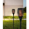 Globo MARENO LED Solar Torch Light, Outdoor Garden Stake, Flame Pattern